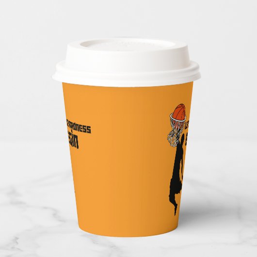 Laat de waanzin beginnen March Madness Party Papieren Bekers (Links)