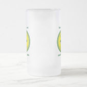 Laat de wereld groen worden matglas bierpul (Center)