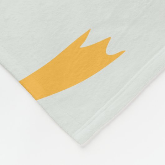 Laat de wereld je rug horen fleece deken (Hoek)