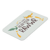 Laat de wereld je rug horen magneet (Linkerzijde)