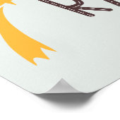 Laat de wereld je rug horen poster (Hoek)