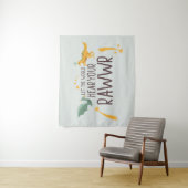 Laat de wereld je rug horen wandkleed (In situ)