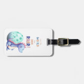 Laat de wereld jouw geraas horen! Schattigee Water Bagagelabel (Voorkant horizontaal)