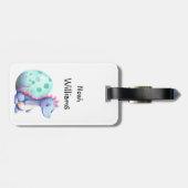 Laat de wereld jouw geraas horen! Schattigee Water Bagagelabel (Achterkant horizontaal)