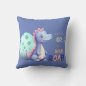 Laat de wereld jouw geraas horen! Schattigee Water Kussen (Achterkant)