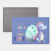 Laat de wereld jouw geraas horen! Schattigee Water Magneet (Voorkant / Achterkant)