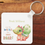 Laat de wereld jouw geraas horen! Schattigee Water Sleutelhanger (Achterkant)