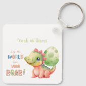 Laat de wereld jouw geraas horen! Schattigee Water Sleutelhanger (Achterkant)