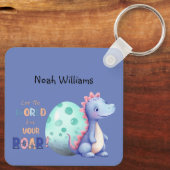 Laat de wereld jouw geraas horen! Schattigee Water Sleutelhanger (Achterkant)