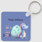 Laat de wereld jouw geraas horen! Schattigee Water Sleutelhanger (Achterkant)