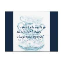 Laat de wereld naar de hel gaan...