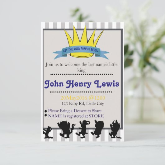 Laat de Wild Rumpus beginnen Kaart (Staand voorkant)