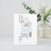 Laat de wilde braspartij beginnen - Blauw Briefkaart (Staand voorkant)