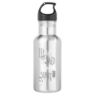 Laat de wilde braspartij beginnen waterfles 