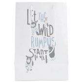 Laat de wilde roes beginnen - Blauw Medium Cadeauzakje (Achterkant)