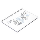 Laat de Wilde Rumpus beginnen - Blauw Notitieboek (Linkerzijde)