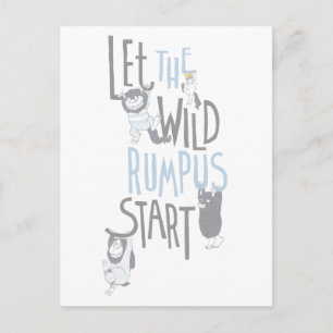 Laat de Wilde Rumpus beginnen Briefkaart