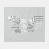 Laat de Wilde Rumpus beginnen Fleece Deken (Voorkant (Horizontaal))