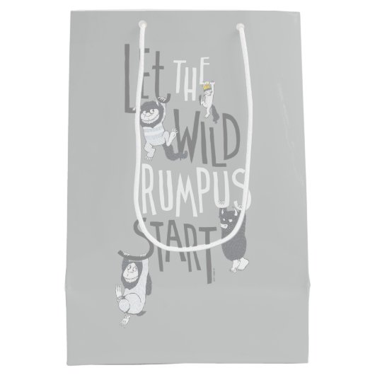 Laat de Wilde Rumpus beginnen Medium Cadeauzakje (Achterkant)