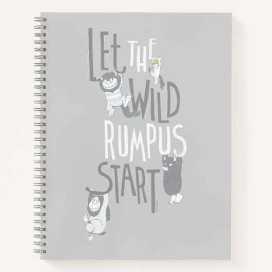 Laat de Wilde Rumpus beginnen Notitieboek (Voorkant)