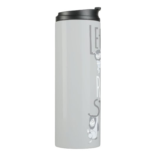 Laat de Wilde Rumpus beginnen Thermosbeker (Gedraaid links)