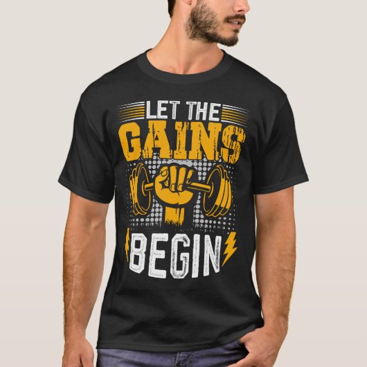 Laat de winst beginnen - Lifting Power T-shirt (Voorkant)