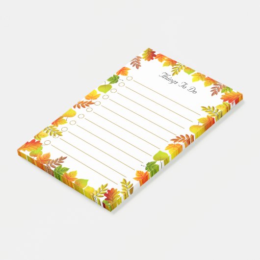 Laat de witte dingen vallen om te leren post-it® notes (Schuin)