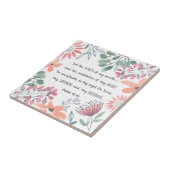 Laat de woorden van mijn mond - PS 19:14 Tegeltje (Zijkant)