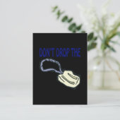 Laat de zeep niet vallen briefkaart (Staand voorkant)