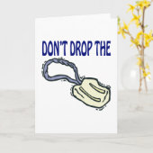 Laat de zeep niet vallen kaart (Gele Bloem)