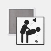 Laat de zeep vallen magneet (Voorkant / Achterkant)