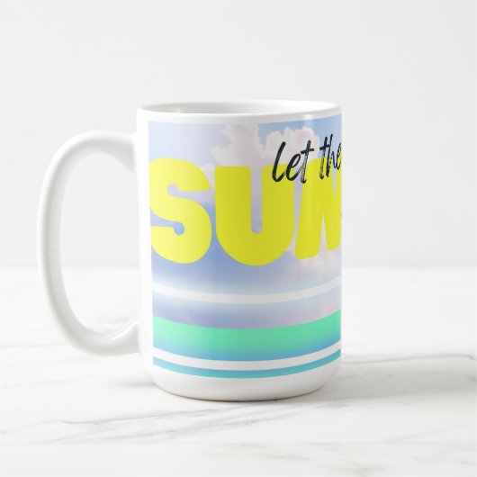 Laat De Zomer Schijnen Mok (Links)