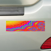 Laat de zon in de zon schijnen bumpersticker (Op auto)