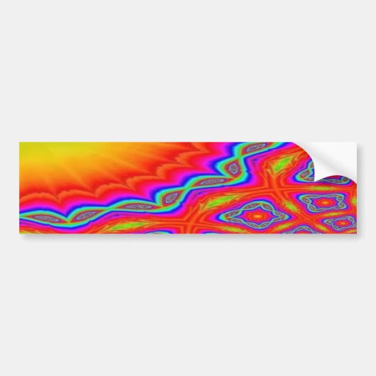 Laat de zon in de zon schijnen bumpersticker (Voorkant)