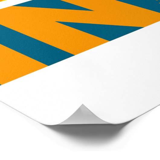 Laat de zon in poster (Hoek)