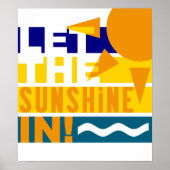 Laat de zon in poster (Voorkant)