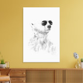 Laat de zon niet naar beneden gaan canvas afdruk (Insitu (Woonkamer))