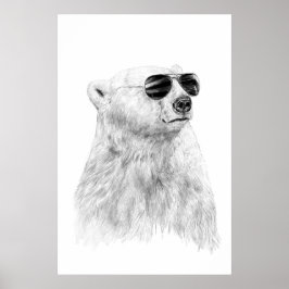 Laat de zon niet naar beneden gaan poster