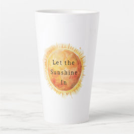 Laat de zonneschijn binnen Zonne Latte Mok