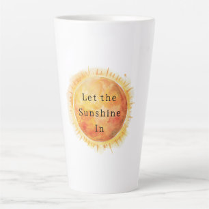Laat de zonneschijn binnen Zonne Latte Mok
