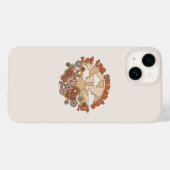 Laat de zonneschijn in Groovy Daisy Hippie Flowers Case-Mate iPhone Case (Achterkant (horizontaal))