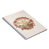 Laat de zonneschijn in Groovy Daisy Hippie Flowers Notitieboek (Rechterzijde)