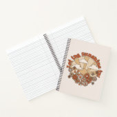 Laat de zonneschijn in Groovy Daisy Hippie Flowers Notitieboek (Binnen)
