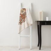 Laat de zonneschijn in Groovy Daisy Hippie Flowers Sherpa Deken (In situ)