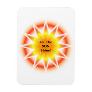 Laat de zoon schijnen magneet
