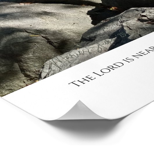 Laat de zwaarte los. poster (Hoek)