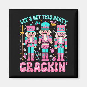 Laat Deze Feestelijke Notenkraker Roze Kerst Aan D Magneet