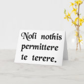 Laat die klootzakken je niet in de steek laten kaart (Gele Bloem)