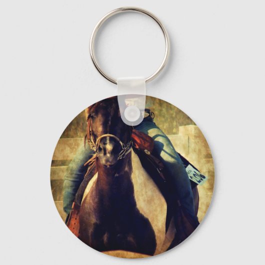 Laat die Pinto Pony run uitvoeren Sleutelhanger (Voorkant)