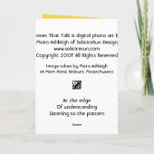 Laat die talk over kaart (Achterkant)